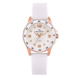 ☀️NIB Tommy Bahama Swarovski Crystal Rose Gold/White Surfside